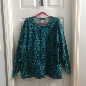 Cherokee scrub jacket